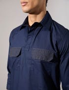 Russell Shirt - Navy - Look view 5