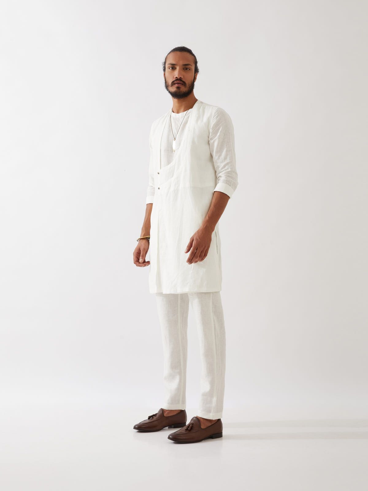 BROOKS KURTA - WHITE - image 3