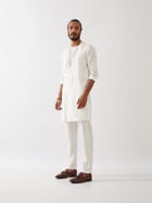 BROOKS KURTA - WHITE view 3