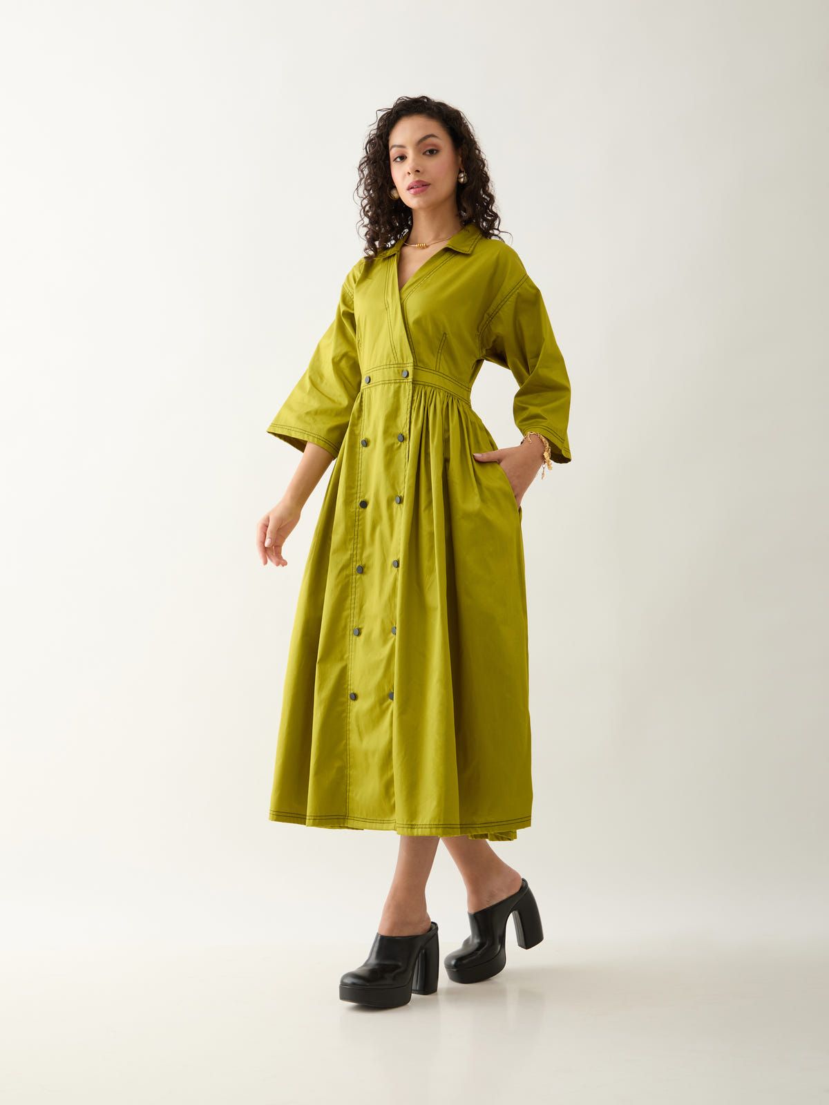 RICARDO DRESS - LEAF - image 2