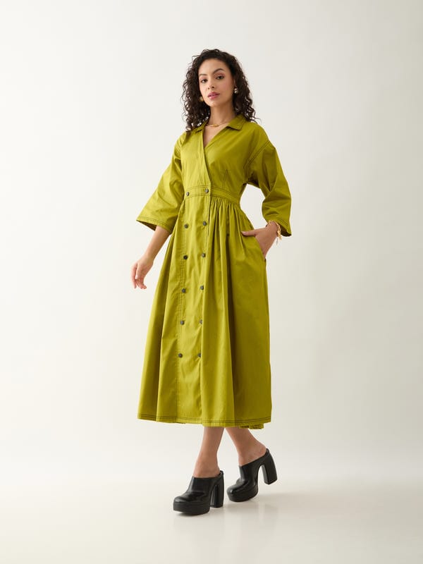 SON OF A NOBLE - SNOB — RICARDO DRESS - LEAF