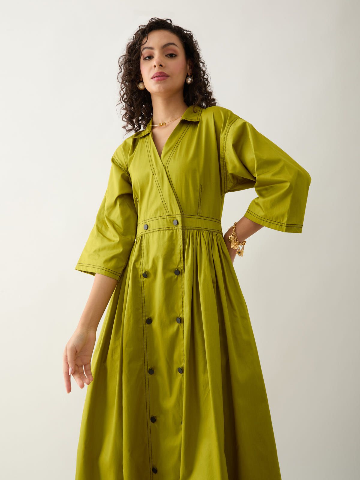 RICARDO DRESS - LEAF - image 5