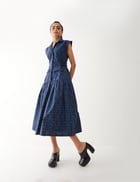 AGNES DRESS - NAVY view 1