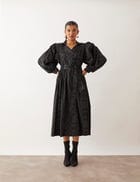 ALEXIS DRESS - BLACK view 1