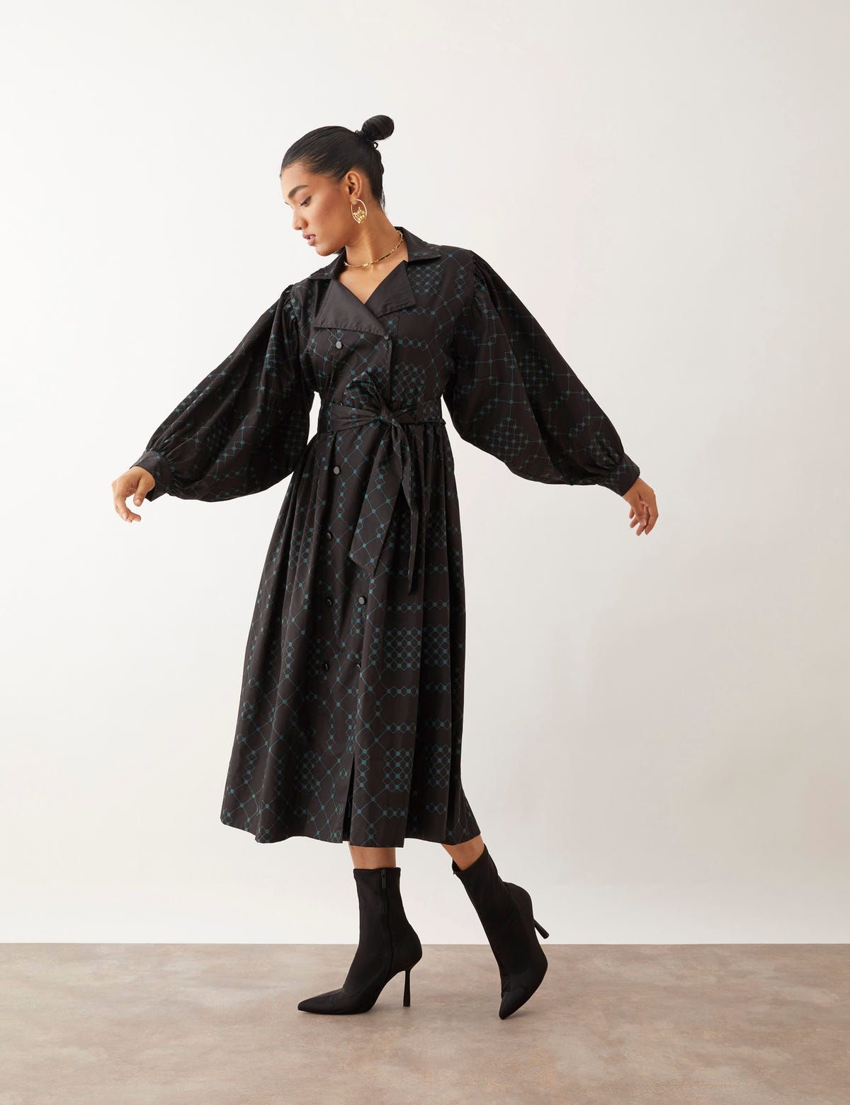 ALEXIS DRESS - BLACK - image 3