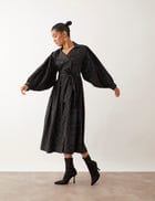 ALEXIS DRESS - BLACK view 3