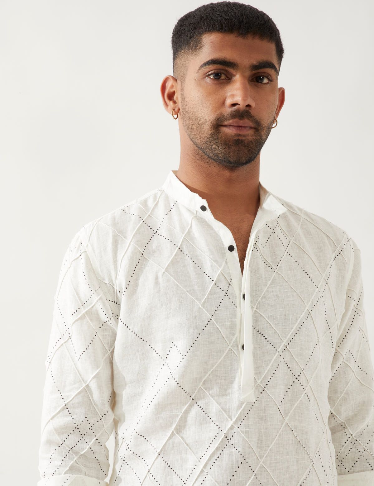 NATHAN ARGILE KURTA - WHITE - image 2