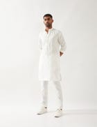 NATHAN ARGILE KURTA - WHITE view 3