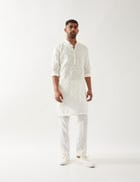 NATHAN ARGILE KURTA - WHITE view 6