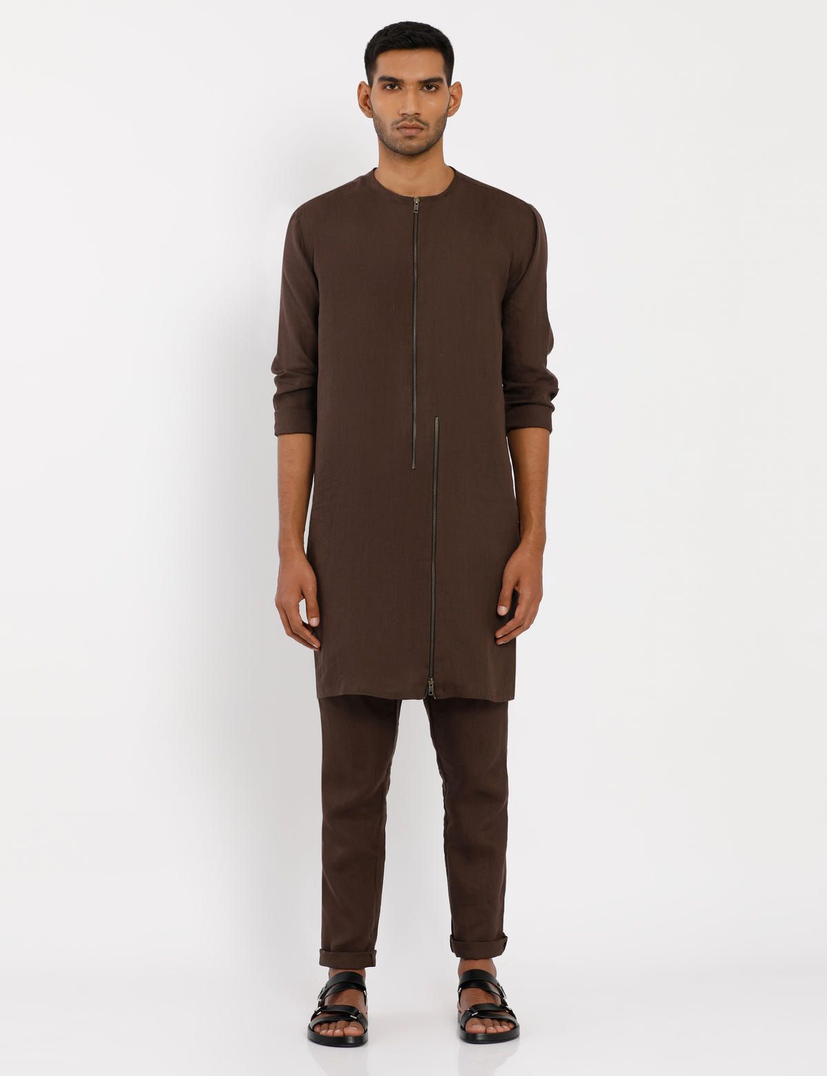 STAN KURTA - BROWN - image 1
