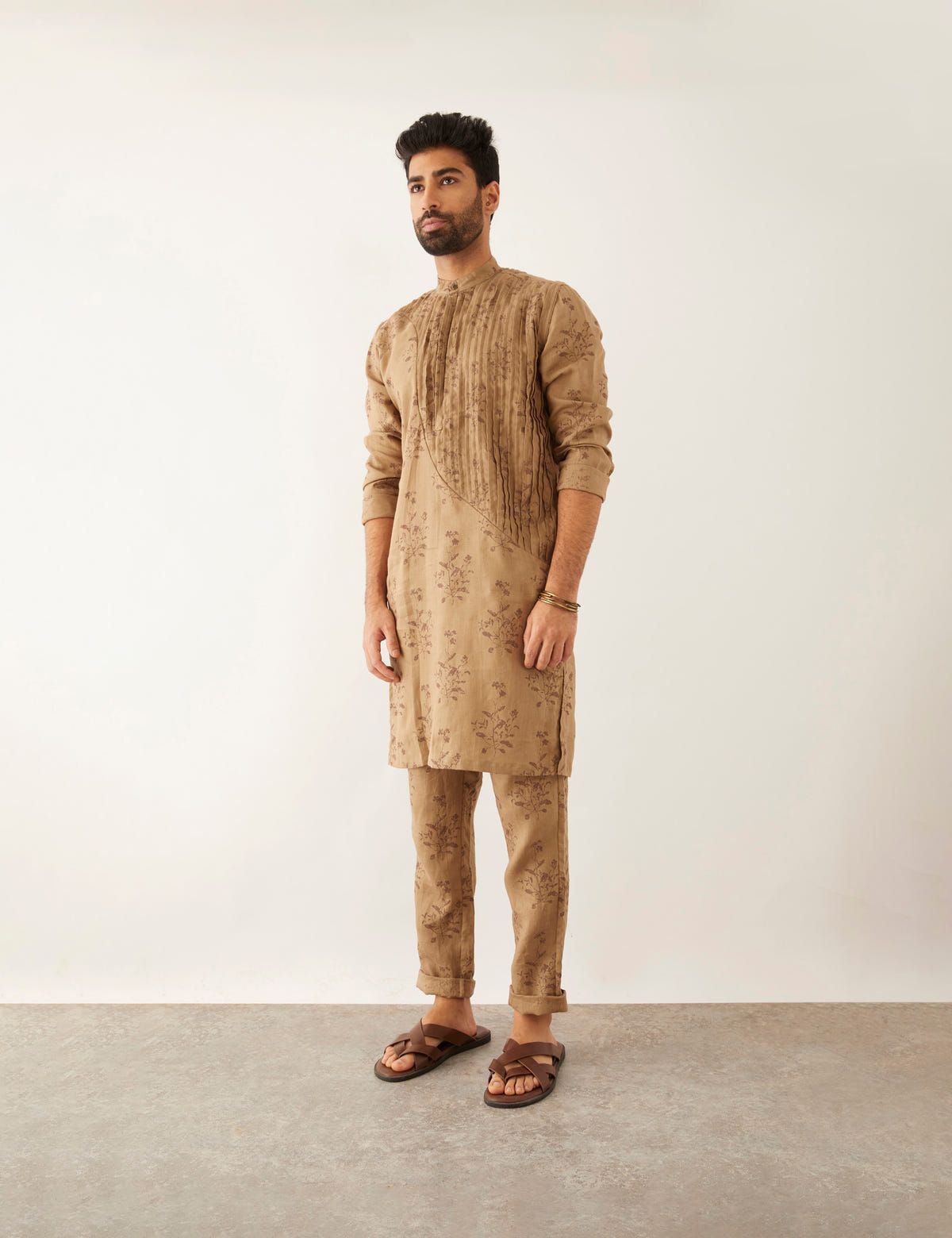 ROAN - CATCHFLY - KURTA - KHAKI - image 3