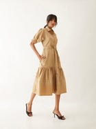LENI DRESS - SAND view 2