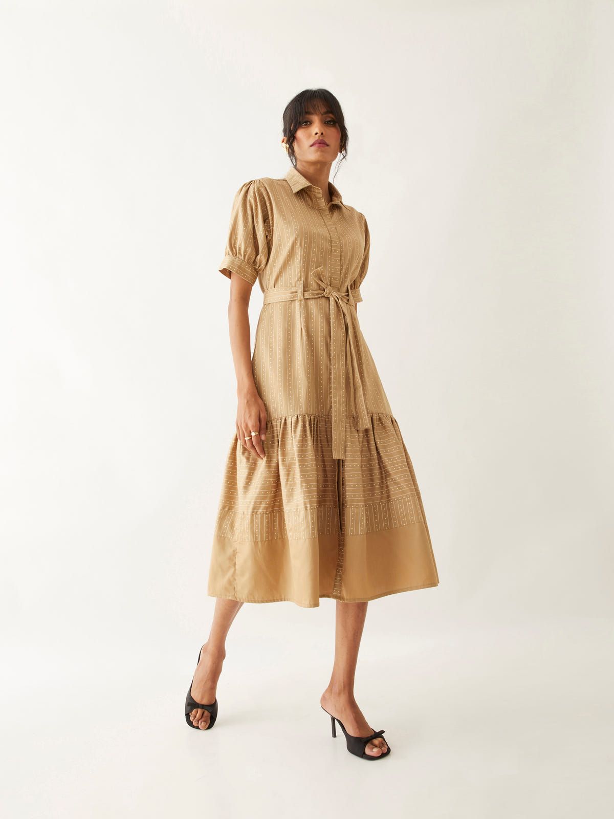 LENI DRESS - SAND - image 4