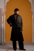 MAJOR - BLACK AND MILITARY GREEN view 3