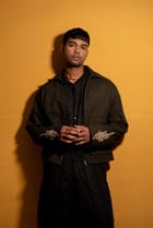MAJOR - BLACK AND MILITARY GREEN view 5