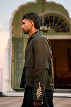 MAJOR - BLACK AND MILITARY GREEN view 7