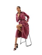 MAANA DRESS - PLUM view 5