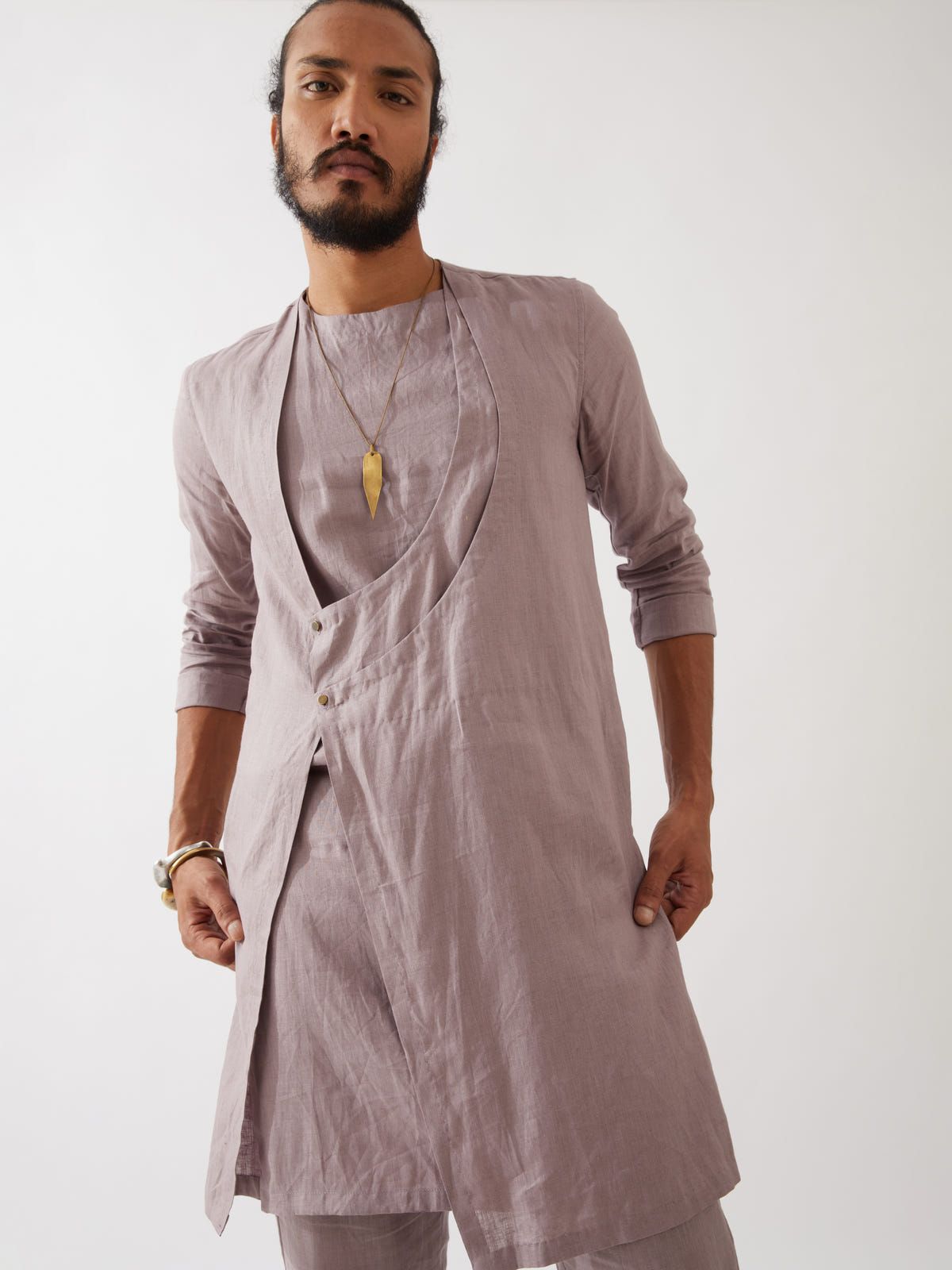 BROOKS KURTA SET - PURPLE - image 1