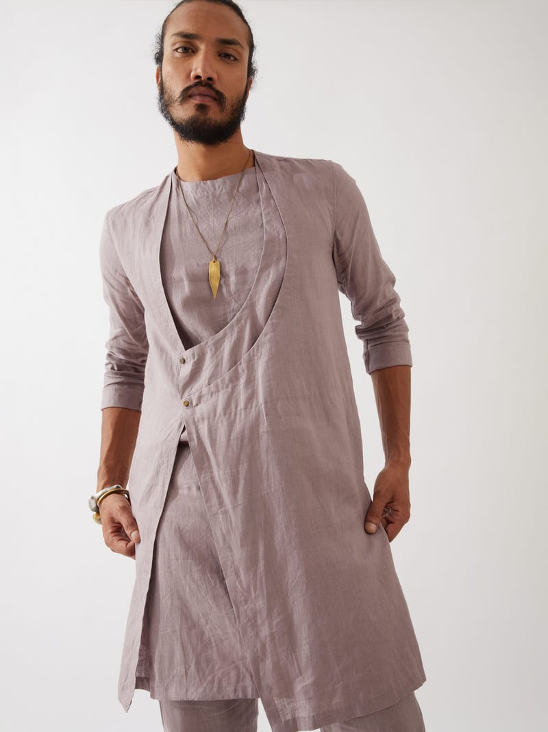BROOKS KURTA SET - PURPLE