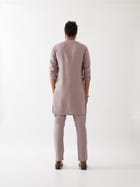 BROOKS KURTA SET - PURPLE view 4