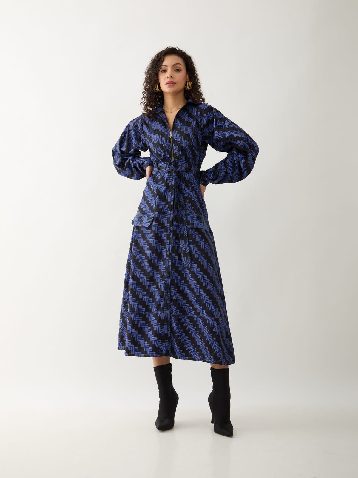 ANIKA DRESS - BLACK - image 1