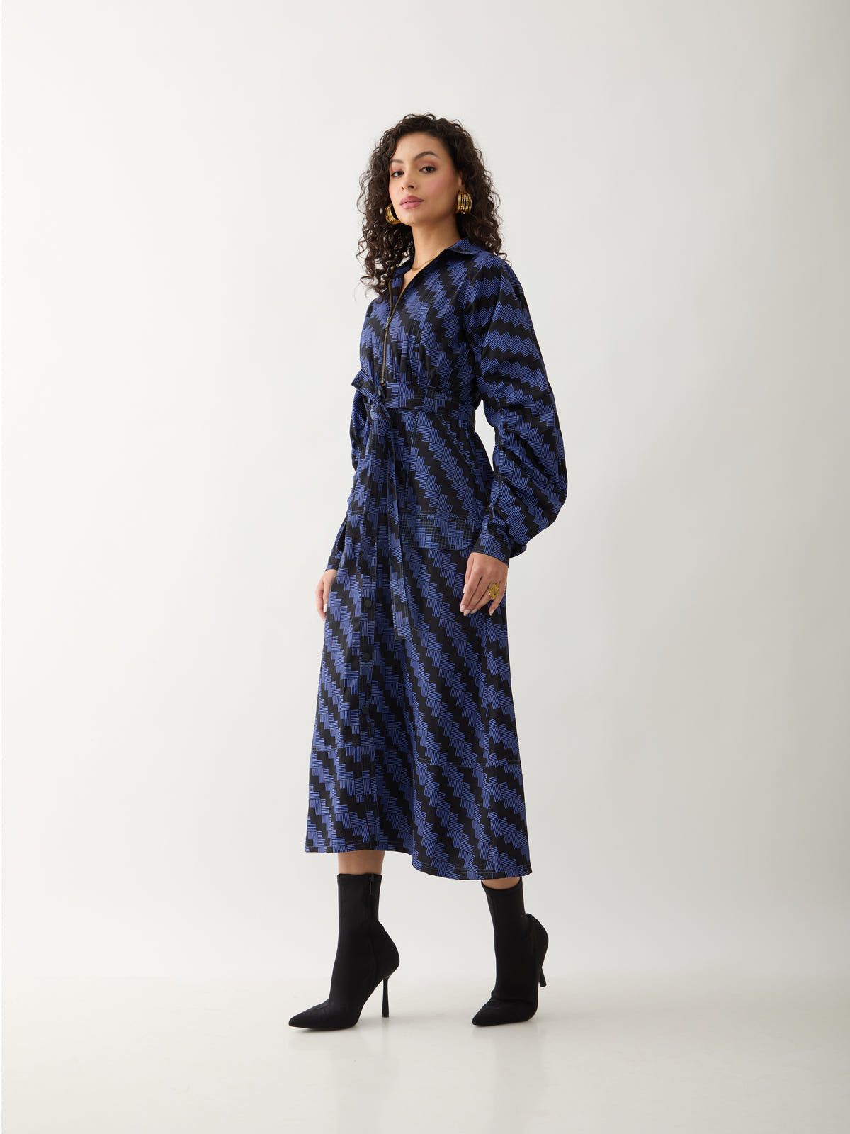 ANIKA DRESS - BLACK - image 3