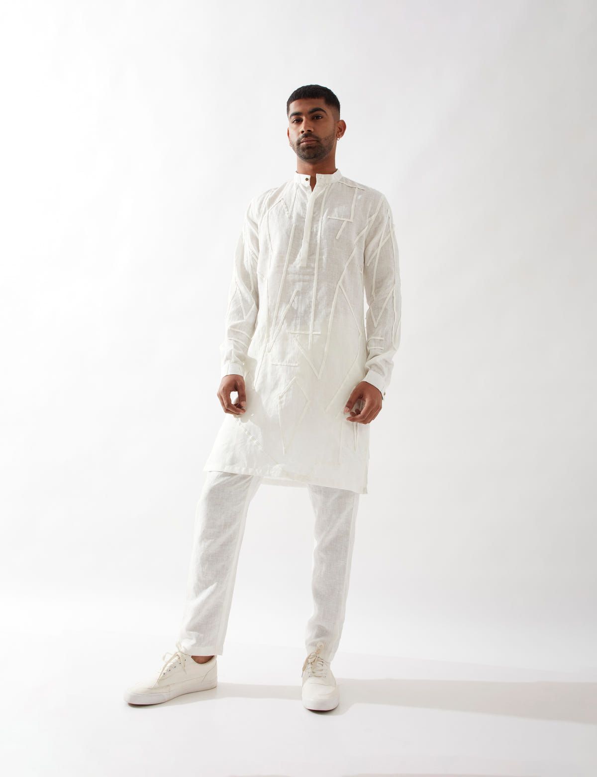 JUDE KURTA SET - WHITE - image 5