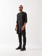 JOSE KURTA SET - BLACK view 3