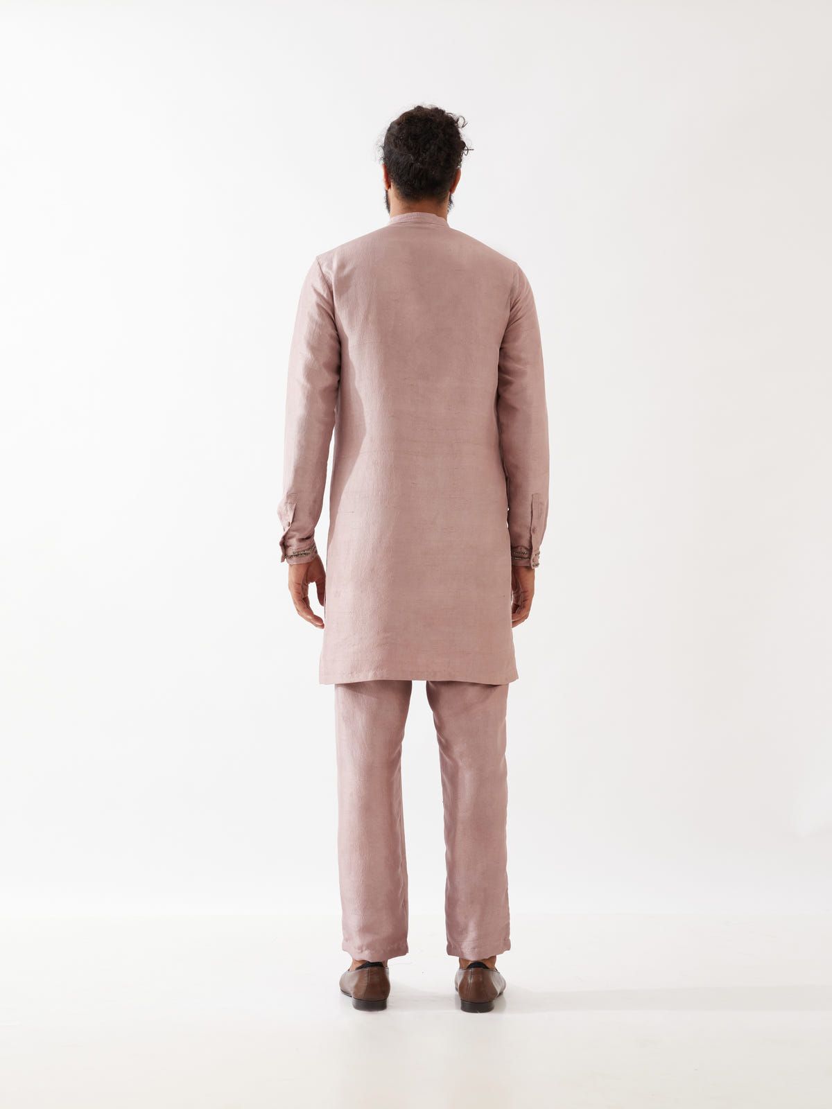 JETT SILK KURTA SET - PURPLE - image 3