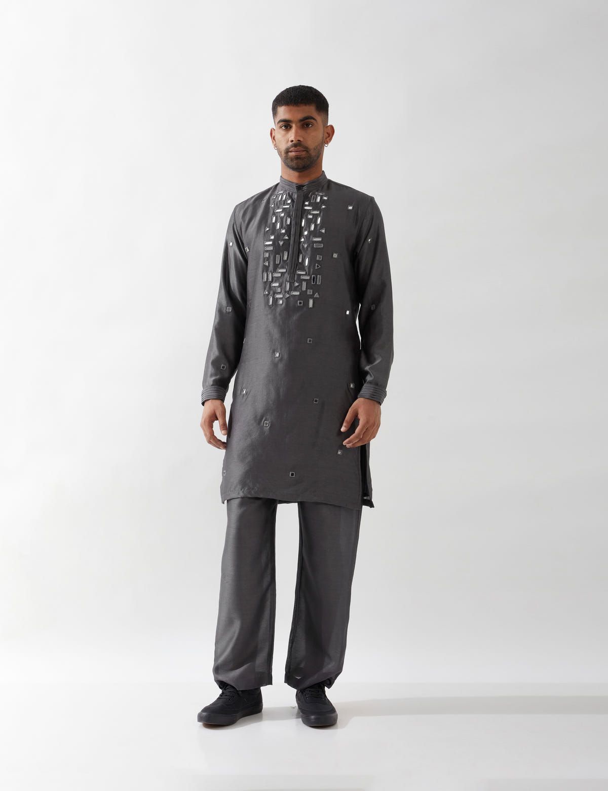 REX KURTA SET - GREY - image 1