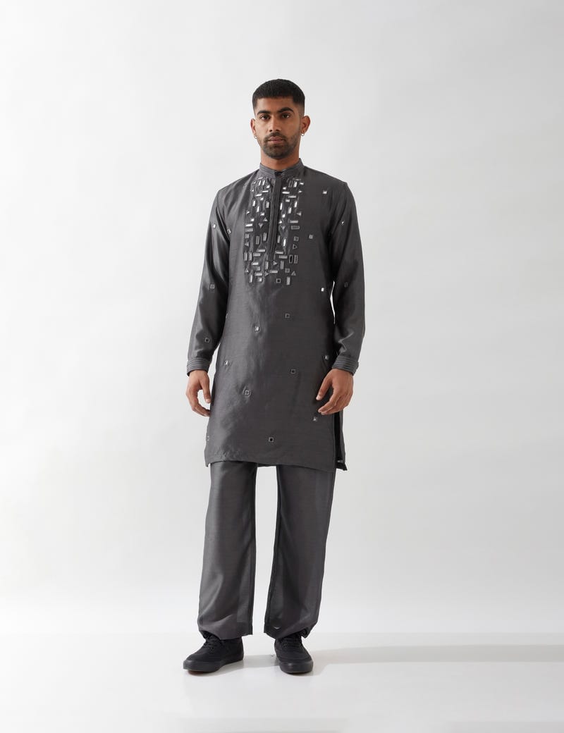 REX KURTA SET - GREY