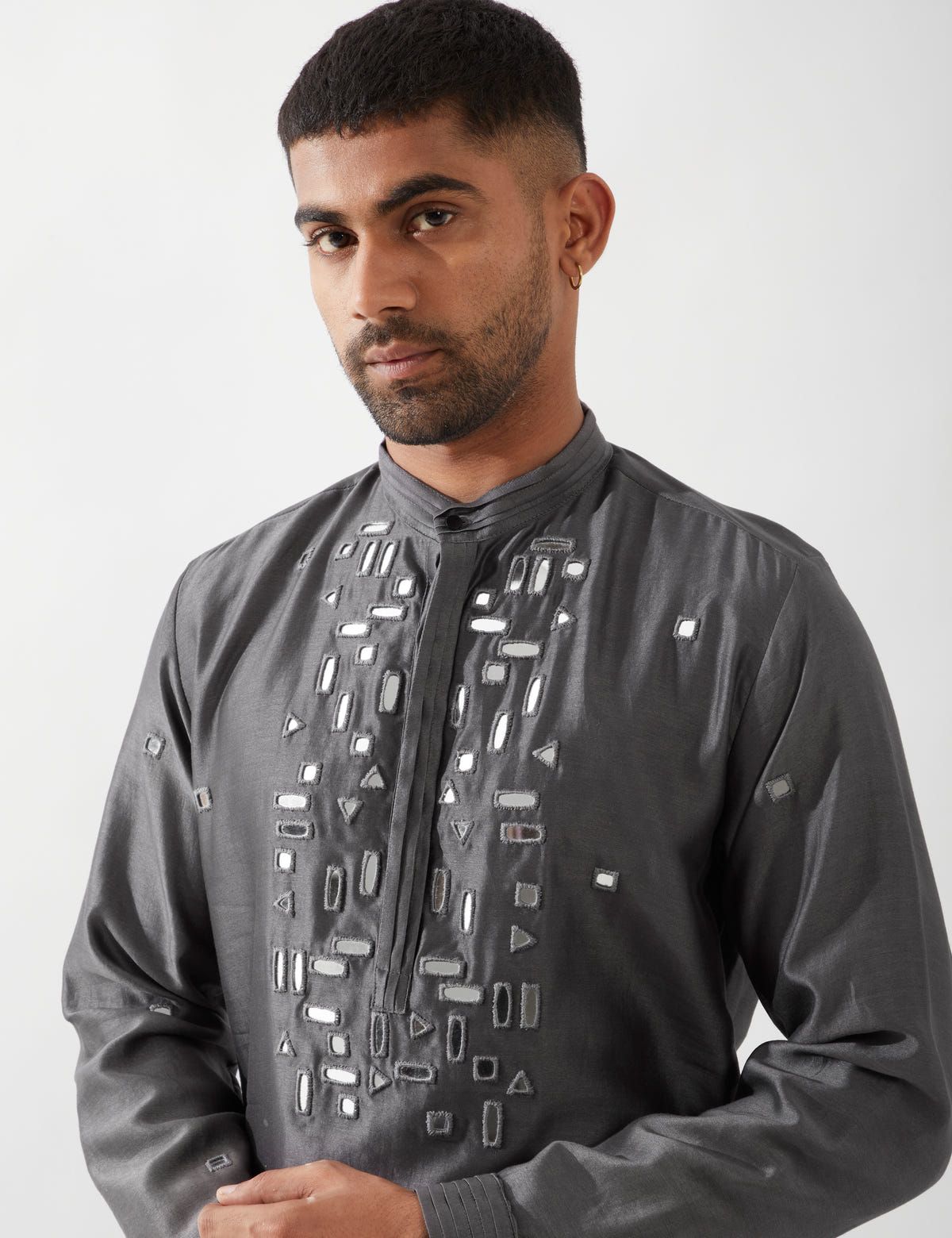 REX KURTA SET - GREY - image 2