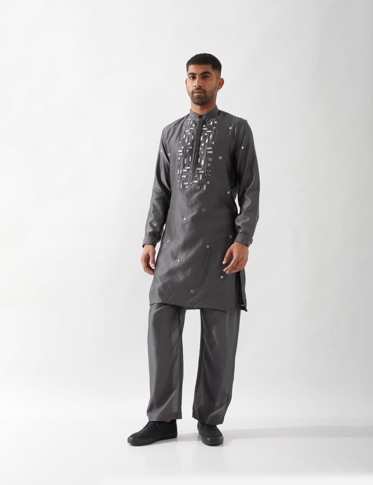REX KURTA SET - GREY - image 5