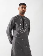 REX KURTA SET - GREY view 6