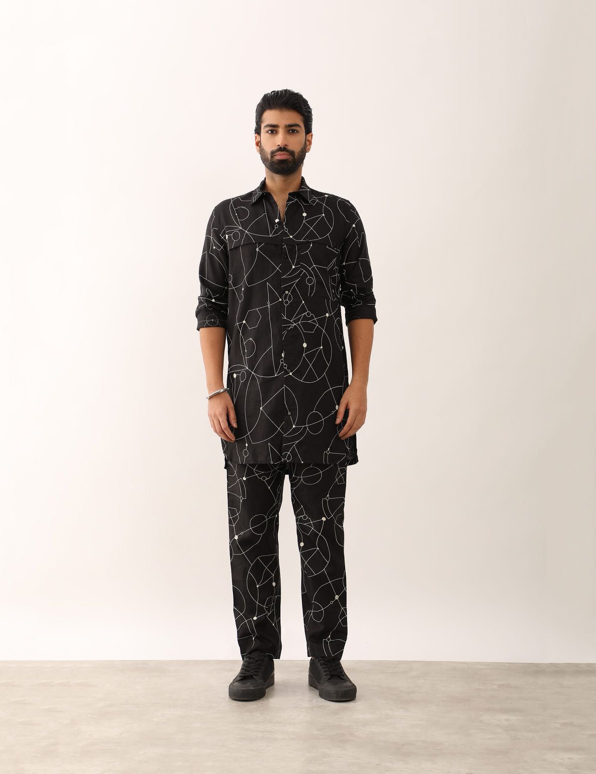 ABEER COSMOS SHIRT SET - BLACK - image 2