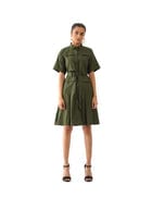 JUNE DRESS - PINE view 1