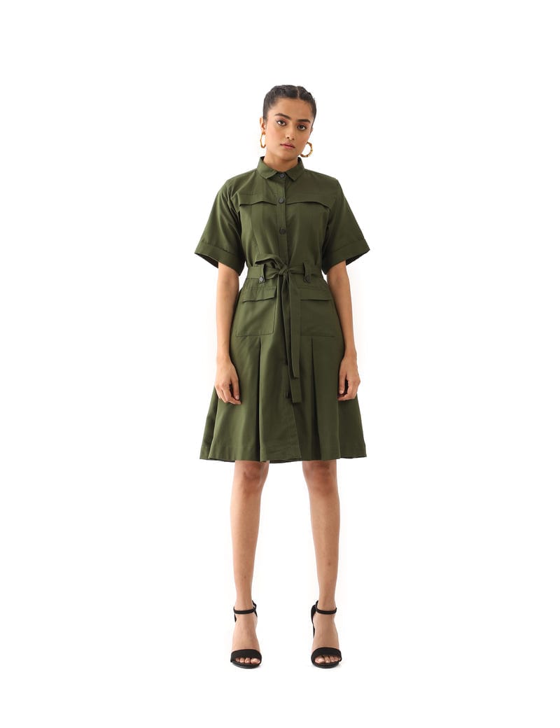 JUNE DRESS - PINE