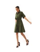 JUNE DRESS - PINE view 2