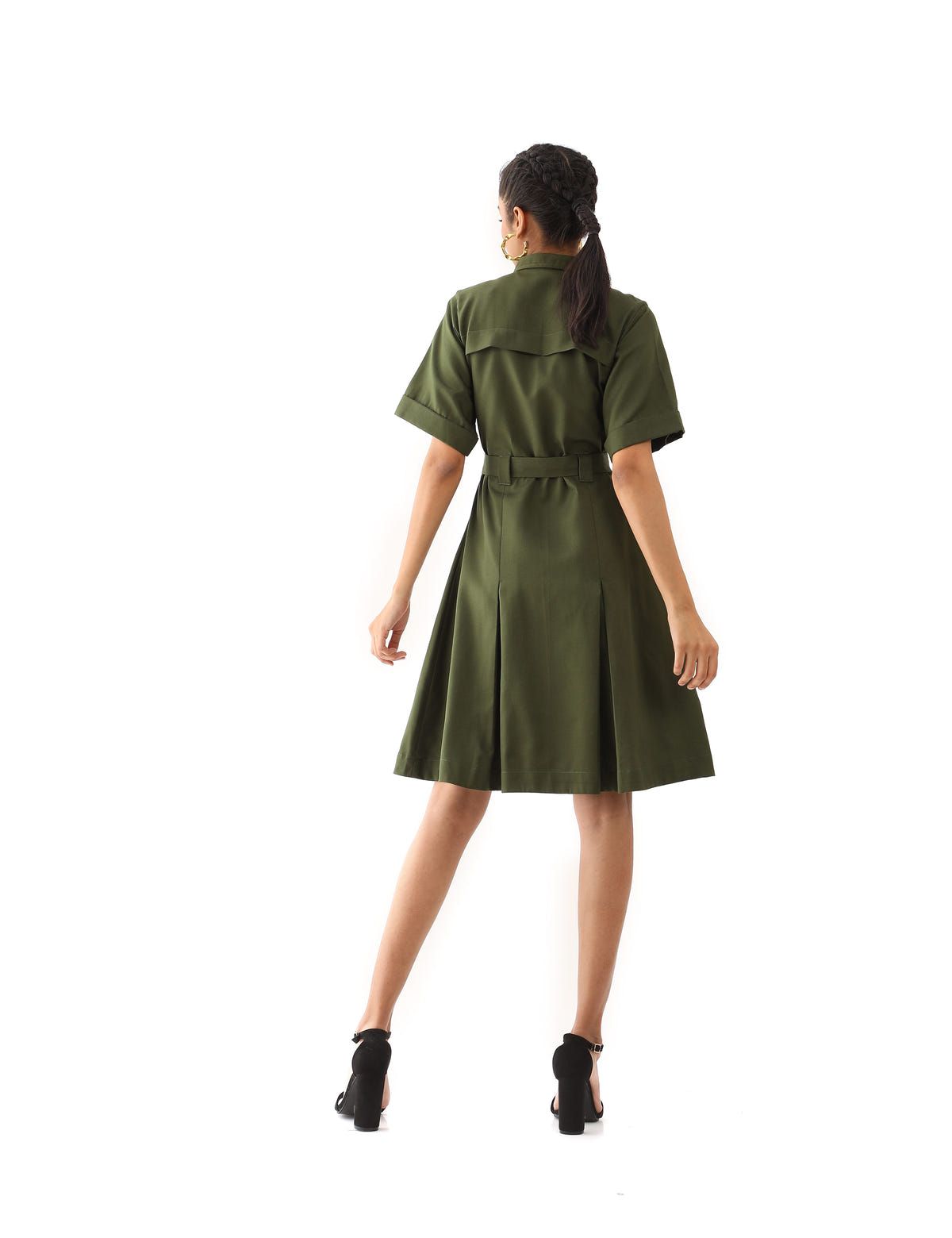JUNE DRESS - PINE - image 3