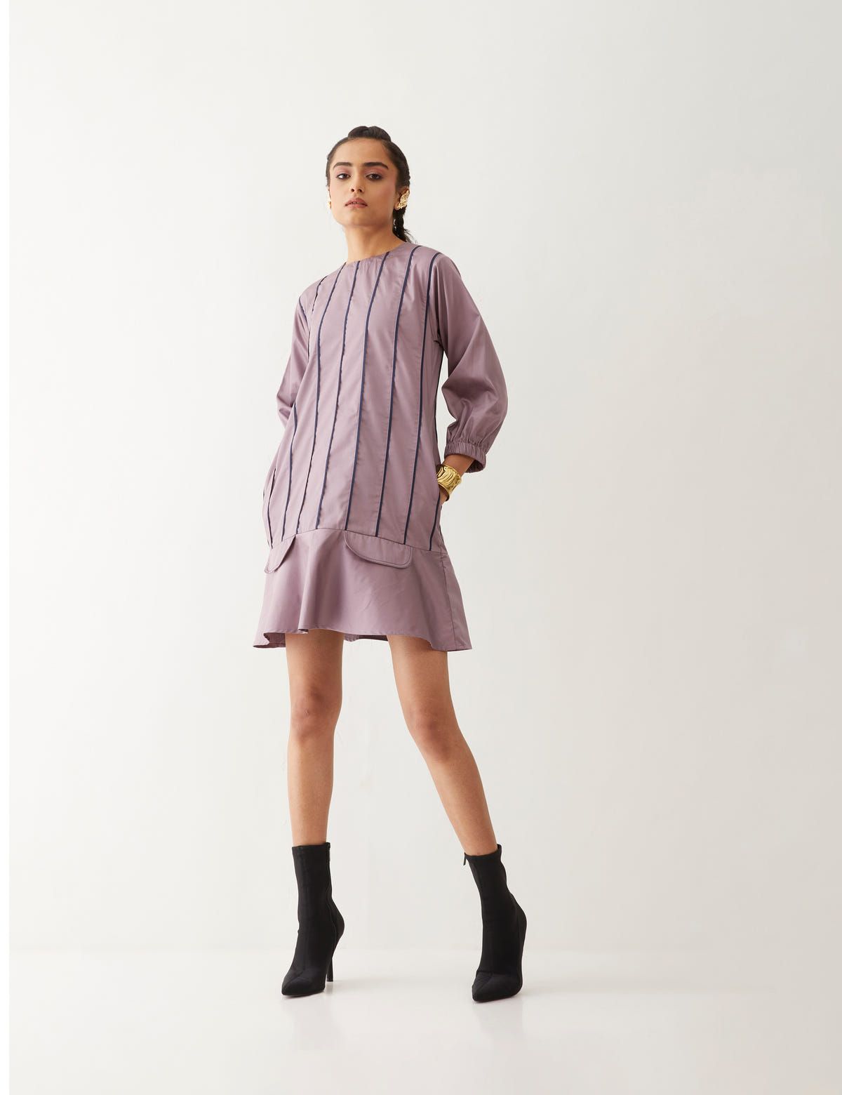 LUKA DRESS - ORCHID - image 1