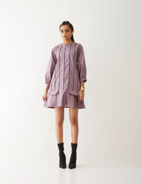 SON OF A NOBLE - SNOB — LUKA DRESS - ORCHID