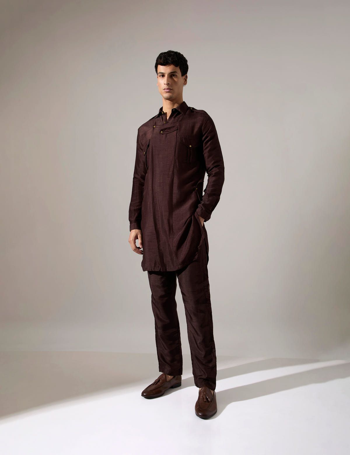 Jim Kurta Set - Bark - image 1