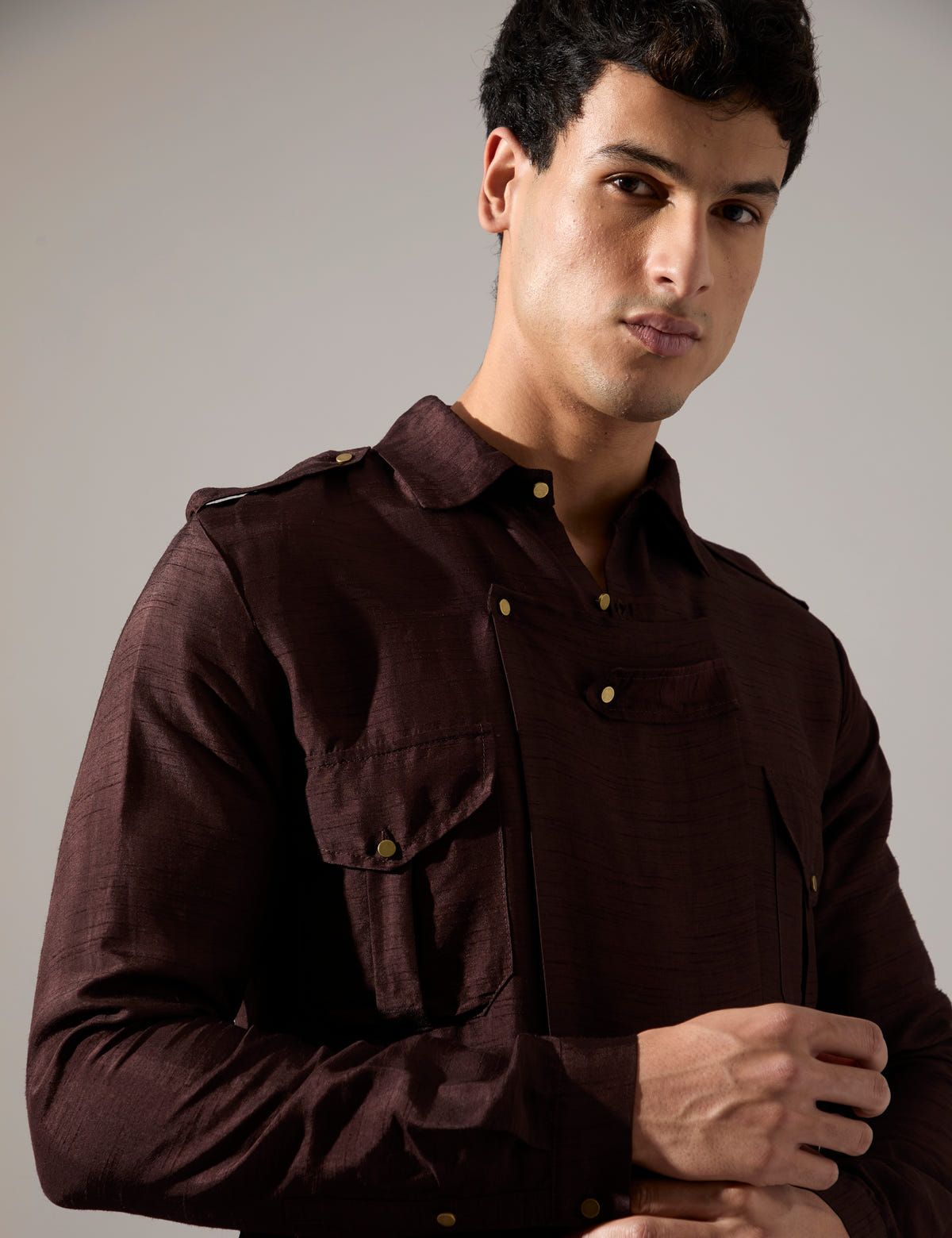 Jim Kurta Set - Bark - image 4