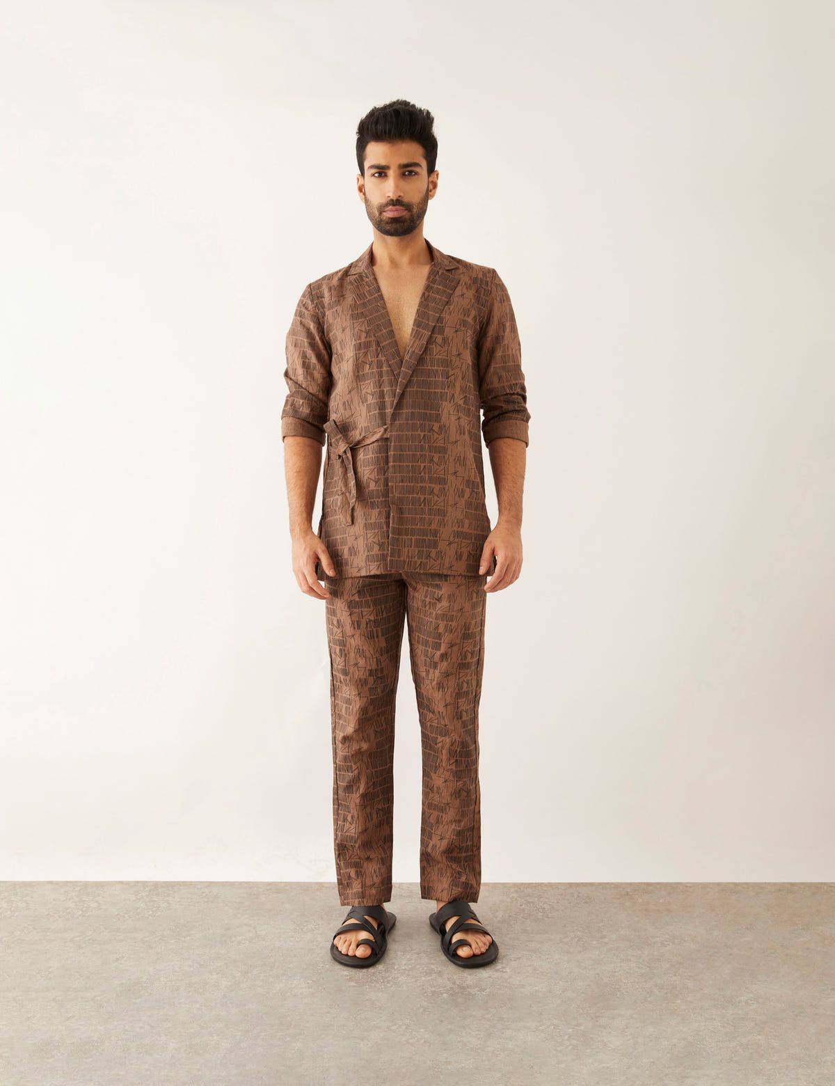 ARFA DOMINOS LOOK - SHACKET - BROWN - image 2