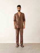 ARFA DOMINOS LOOK - SHACKET - BROWN view 2