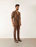 ARFA DOMINOS LOOK - SHACKET - BROWN view 3