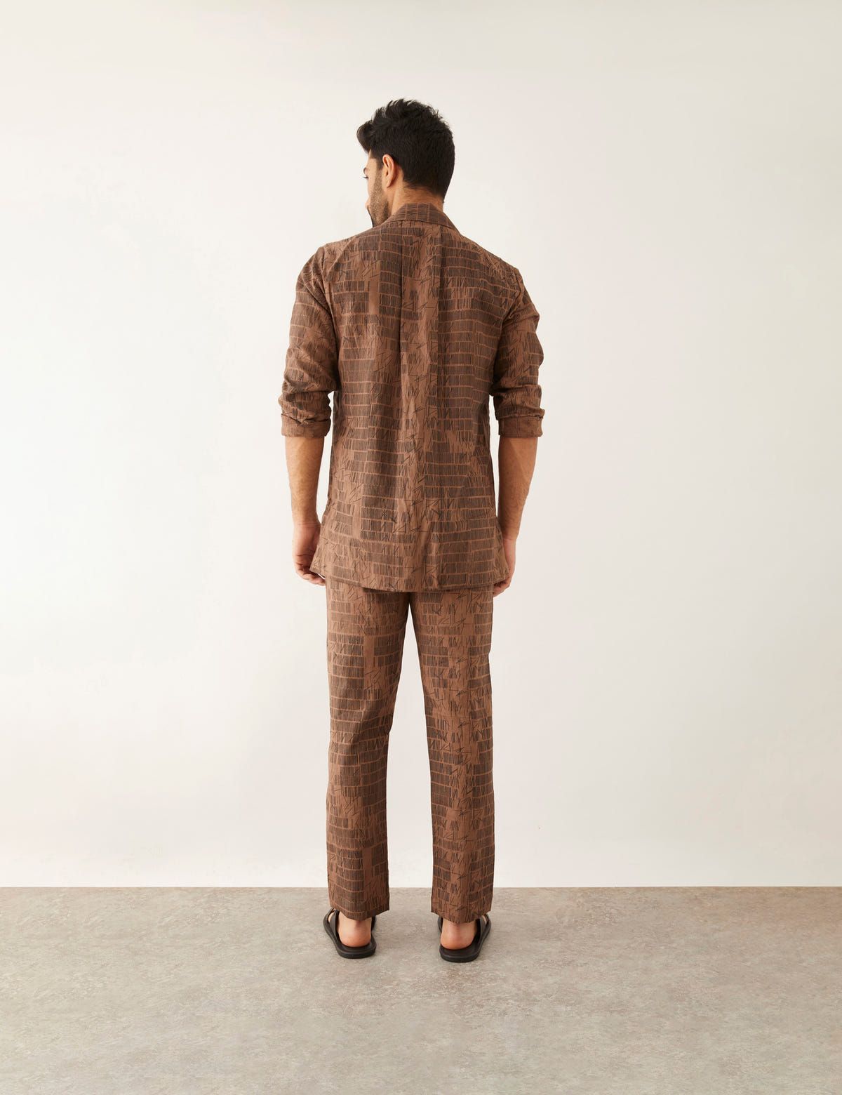 ARFA DOMINOS LOOK - SHACKET - BROWN - image 4