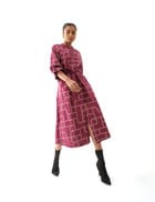 ELLA DRESS - PLUM view 1