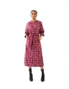 ELLA DRESS - PLUM view 2