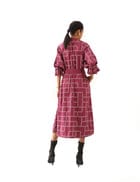 ELLA DRESS - PLUM view 3